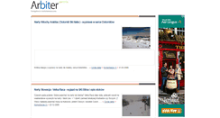 Desktop Screenshot of narty.arbiter.pl
